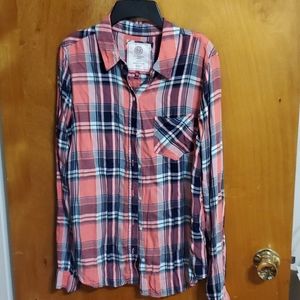 Plaid button up shirt